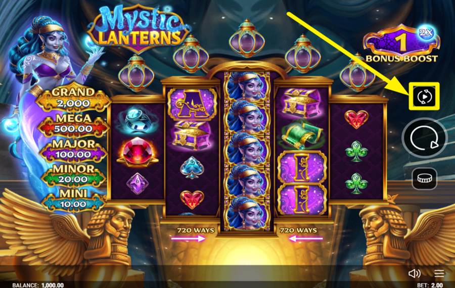 Mystic Lanterns TRIGGER AUTOMATIC PLAY.