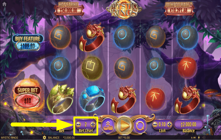 Mystic Rings НАЗНАЧИТЬ СТАВКУ.