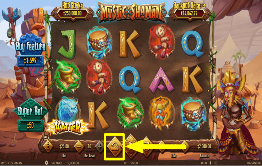 Mystic Shaman STRETCH YOUR WAGER.