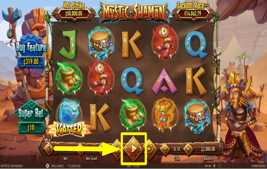 Mystic Shaman START GAMBLING.