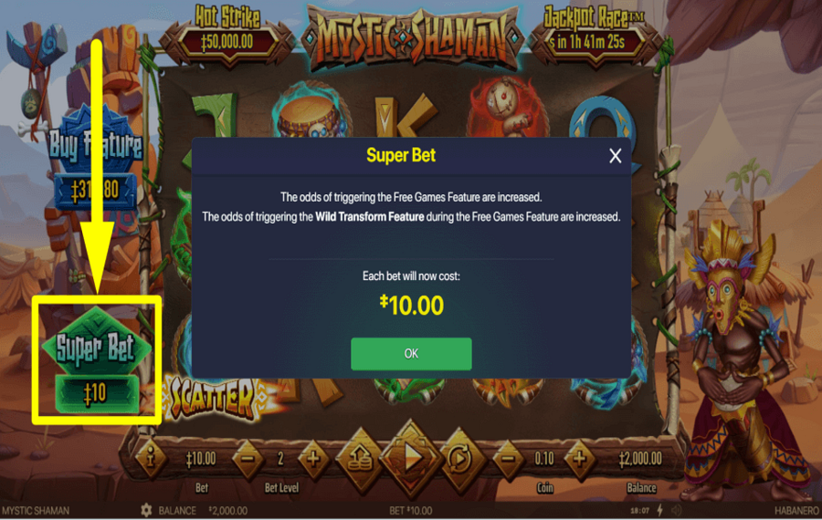 Mystic Shaman STAKE MORE COINS.