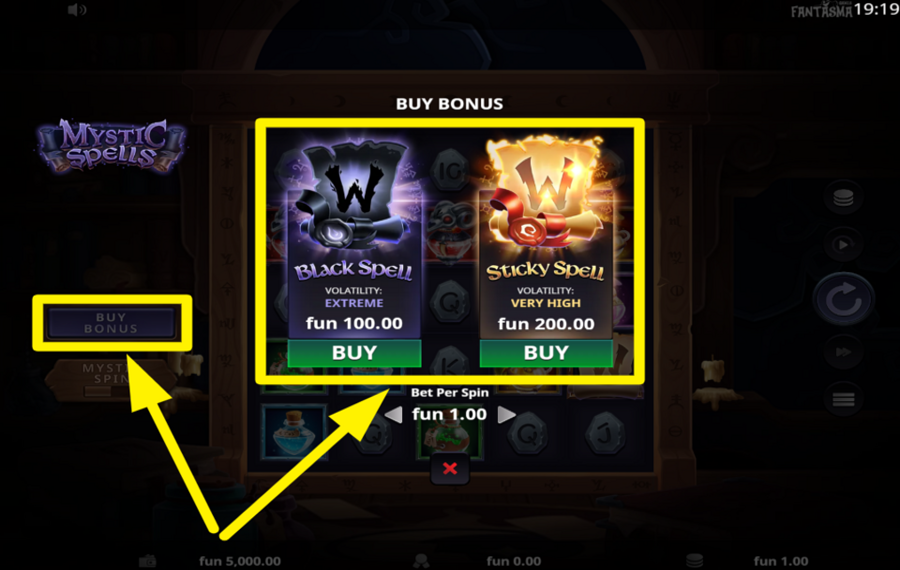 Mystic Spells CHOOSE FROM TWO BONUS PACKS.