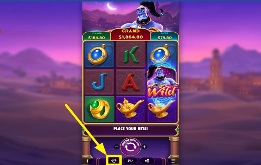 Mystic Wishes Используйте автоматические вращения.