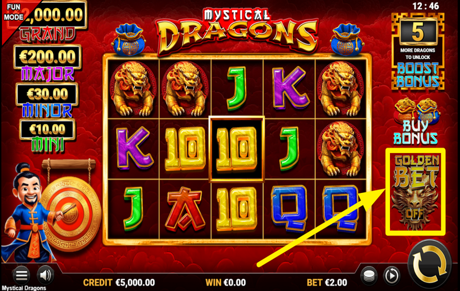 Mystical Dragons APROVEITE A APOSTA DE OURO.