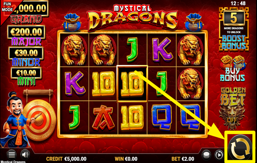 Mystical Dragons GIRE PARA A VITÓRIA!