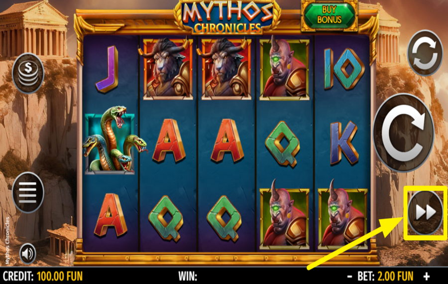 Mythos Chronicles CHANGE THE SPEED.