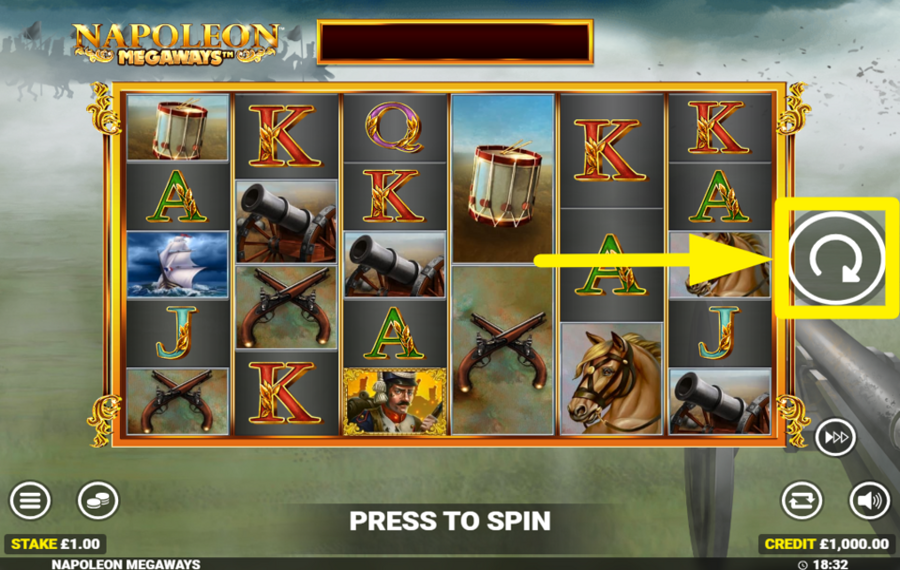 Napoleon Megaways ВРАЩАЙСЯ ДЛЯ ПОБЕДЫ!