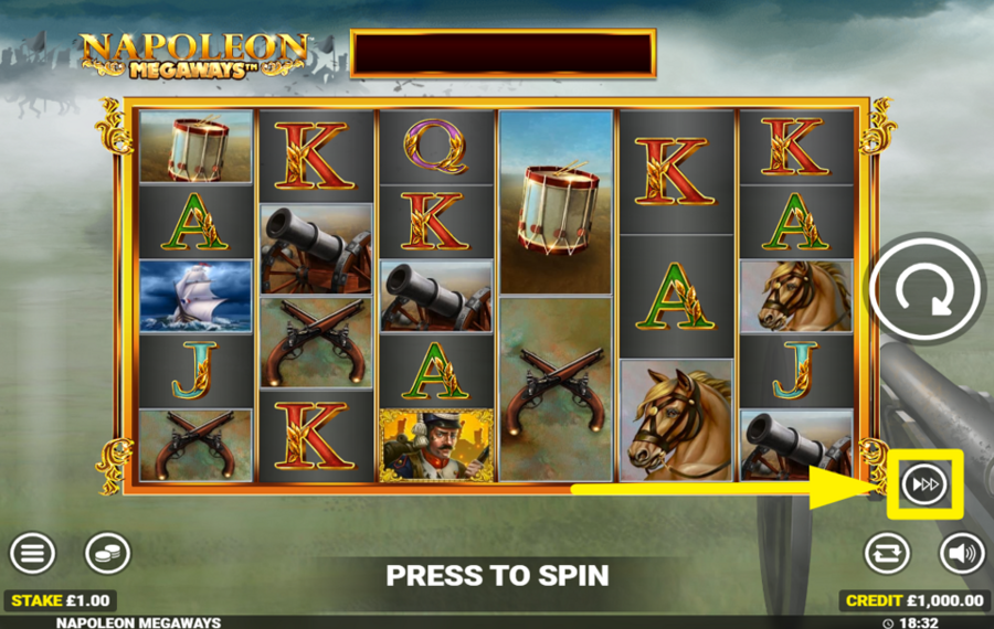 Napoleon Megaways УВЕЛИЧЬТЕ СКОРОСТЬ.