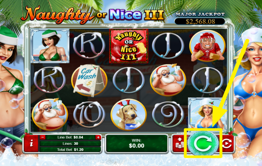 Naughty or Nice III ЗАПУСТИТЕ КАТУШКИ.