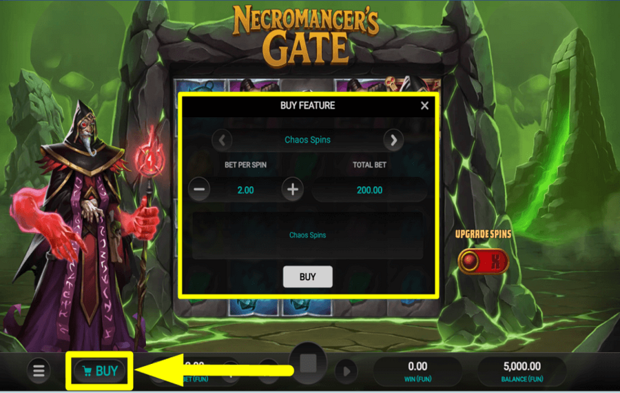 Necromancers Gate SHOP FOR FEATURES.