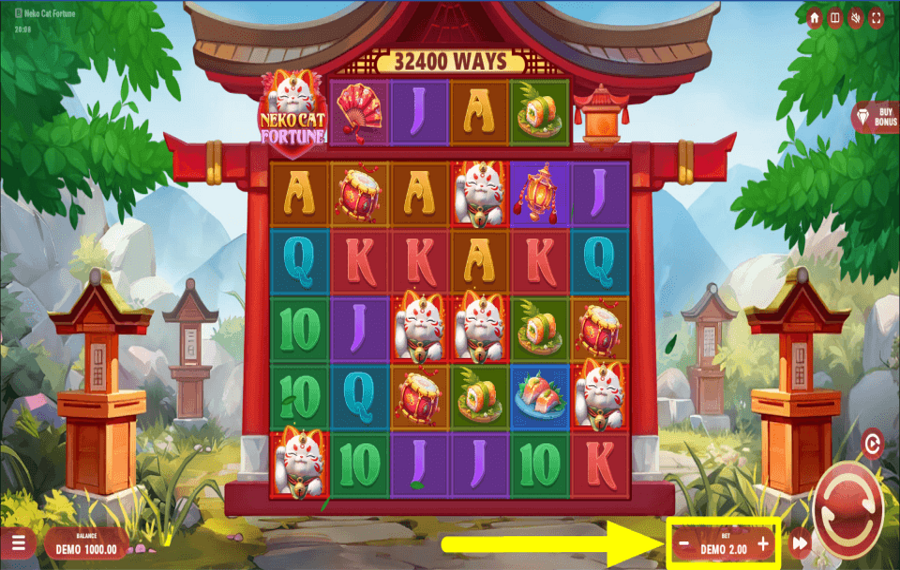 Neko Cat Fortune PLACE YOUR BET.