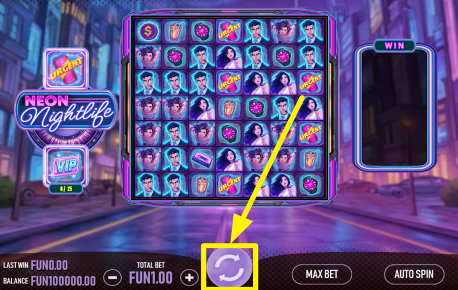 Neon Nightlife SPIN TO WIN!