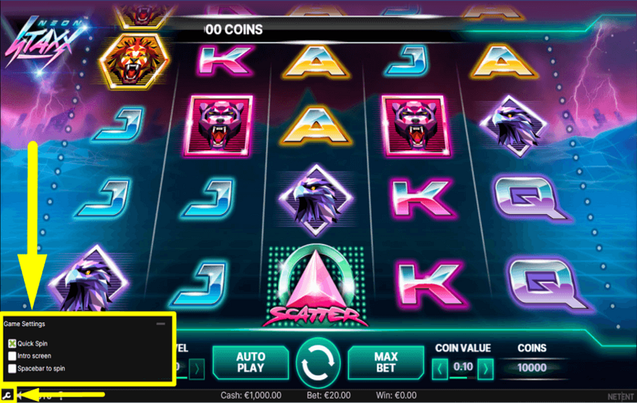 Neon Staxx BESCHLEUNIGEN SIE DIE DREHUNGEN.