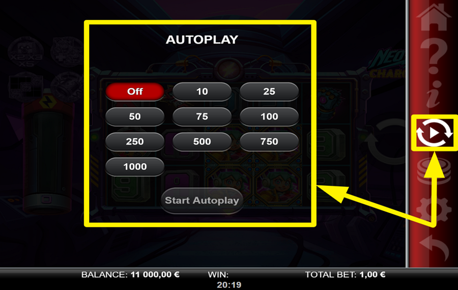 Neopunk Charge Up UTILIZE AUTOPLAY.