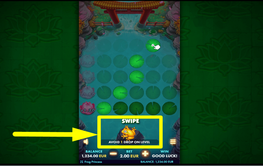 NetGame Frog Princess SALTA VERSO LA VITTORIA.