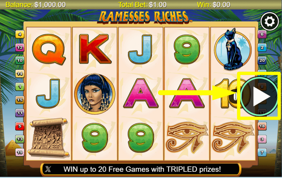NextGen Gaming Ramesses Riches HORA DE BRINCAR.