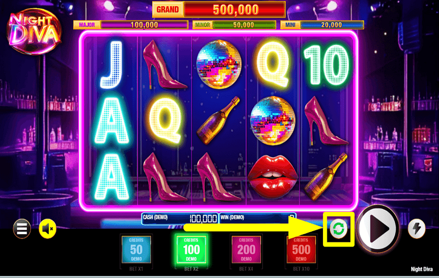 Night Diva ЗАПУСТИТЬ АВТОВОСПРОИЗВЕДЕНИЕ.