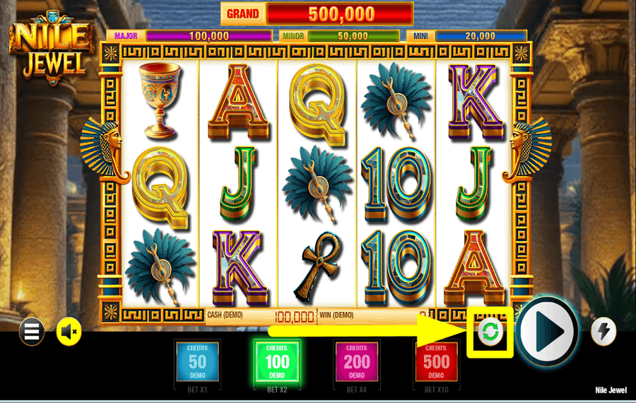 Nile Jewel РАССМОТРИТЕ ВОЗМОЖНОСТЬ ВКЛЮЧЕНИЯ АВТОИГРА.