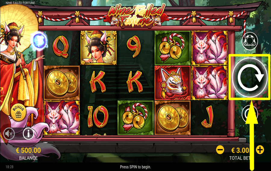 Nine Tailed Fortune ВРАЩАЙТЕСЬ, ЧТОБЫ ПОБЕДИТЬ.