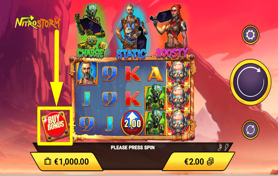 Nitro Storm RÉCLAMEZ LE BONUS.