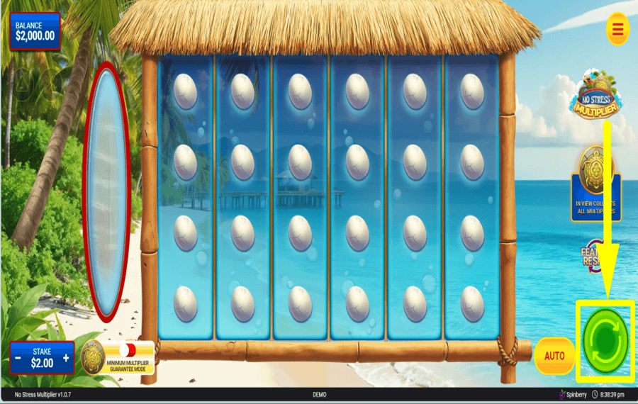 No Stress Multiplier FAITES TOURNER LA ROUE POUR GAGNER DES RÉCOMPENSES.