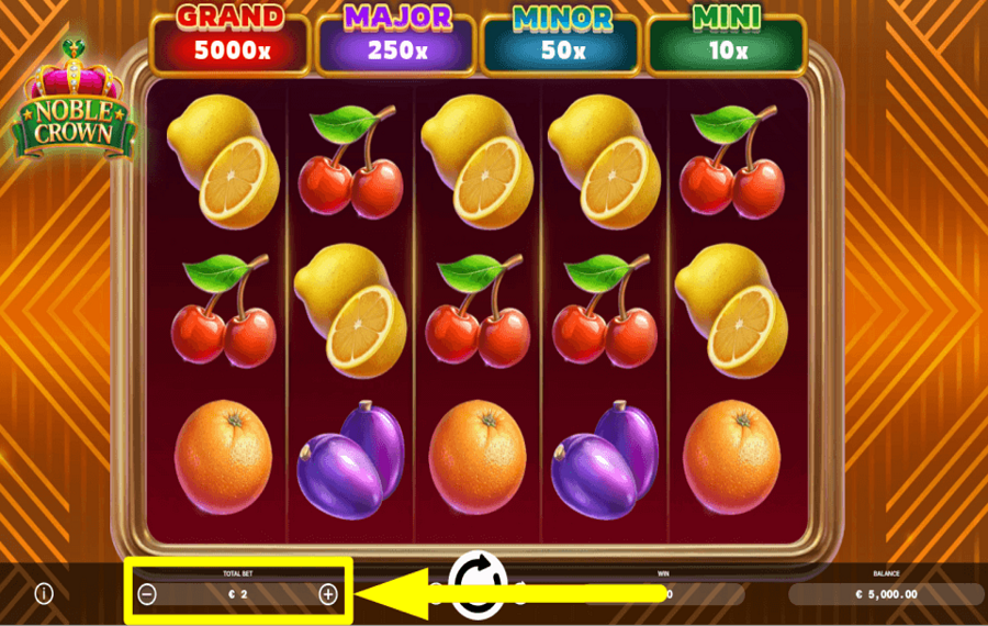 Noble Crown CAST THE BET.