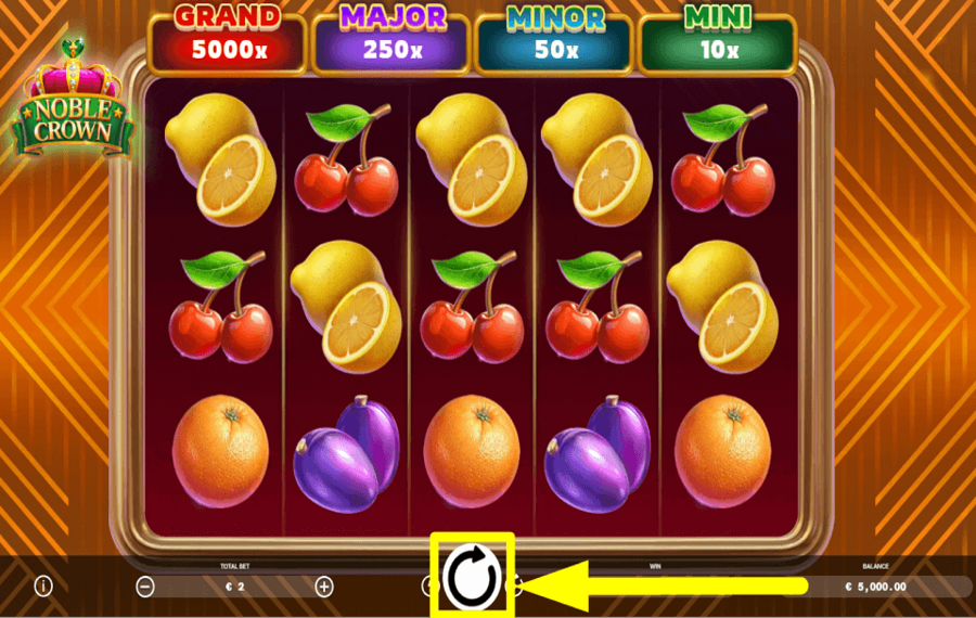 Noble Crown CLAIM REWARDS.