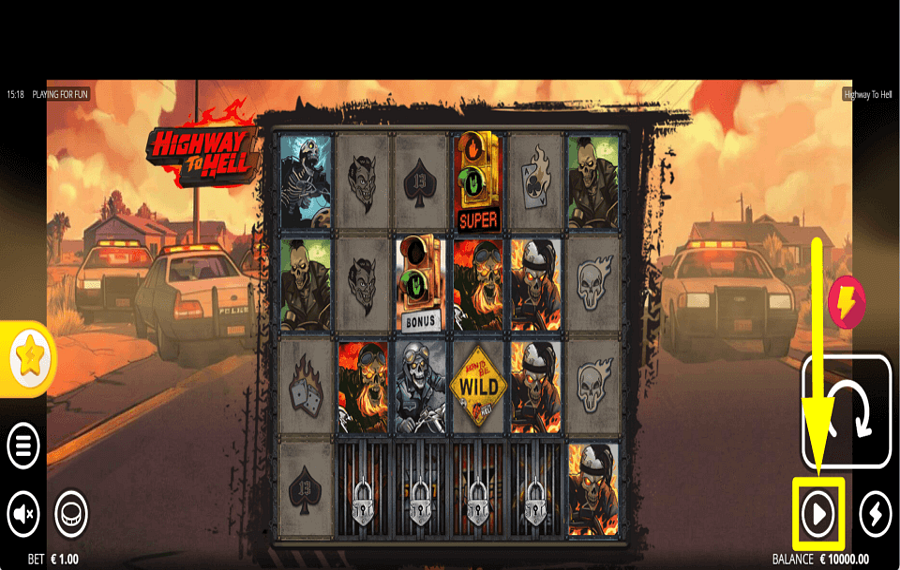 Nolimit City Highway to Hell APPLICA RIPRODUZIONE AUTOMATICA.