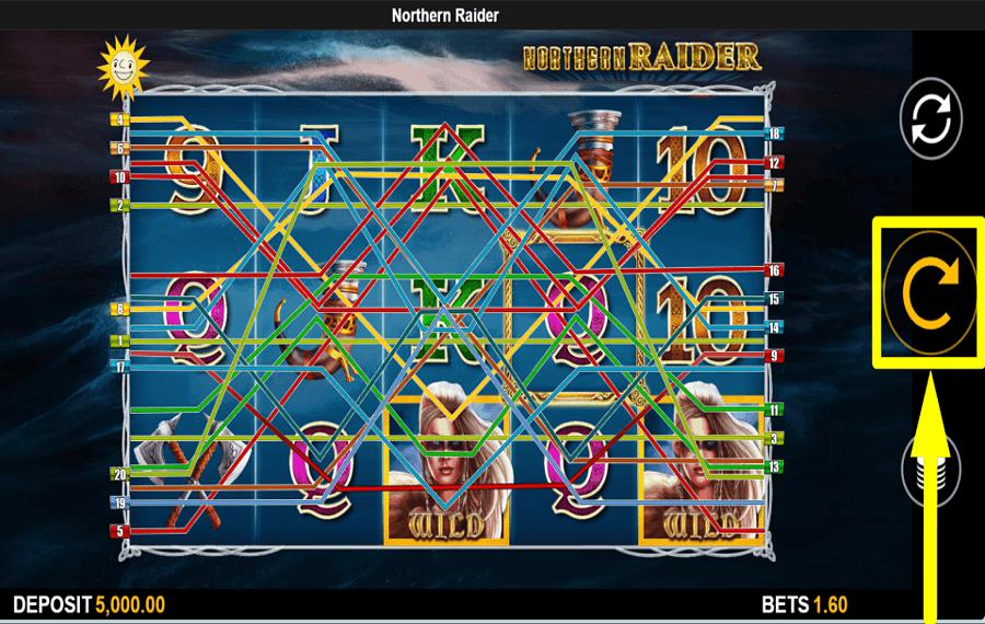 Northern Raider SPIN FOR REWARDS.