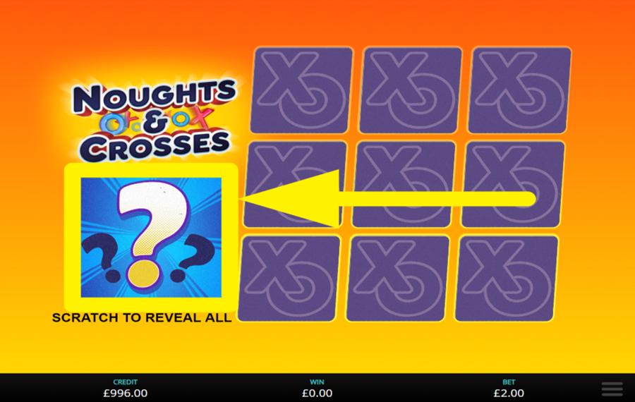 Noughts Crosses ПОЧЕРКНИТЕ КВАДРАТ.