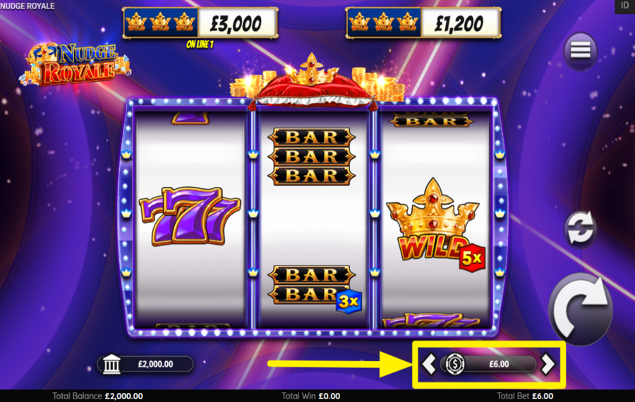 Nudge Royale MODIFICA LA TUA SCOMMESSA.