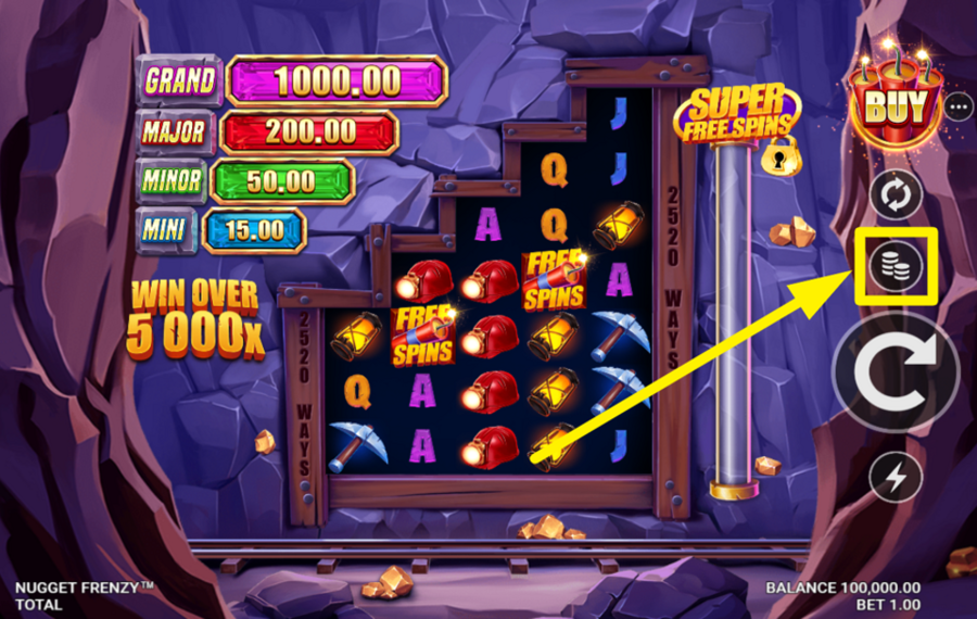 Nugget Frenzy ДЕЛАЙТЕ СТАВКУ.