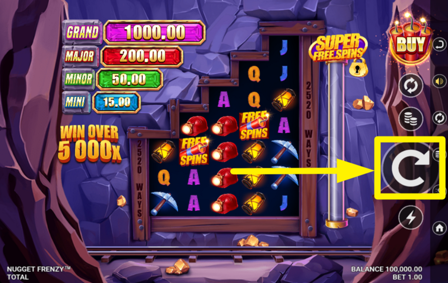 Nugget Frenzy ИГРАЙТЕ В ИГРУ.