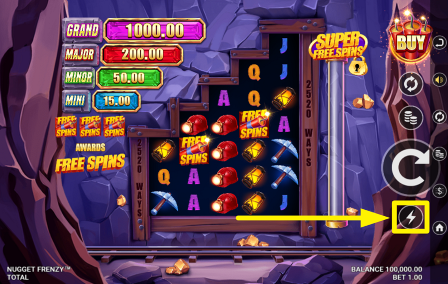 Nugget Frenzy ИЗМЕНИТЕ СКОРОСТЬ.
