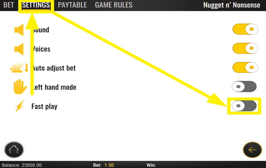 Nugget N Nonsense QUICKEN THE GAME.