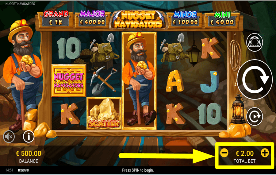 Nugget Navigators FISSA LA POSTA IN GIOCO.