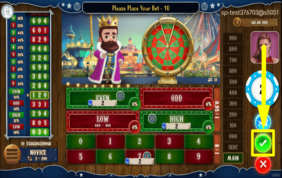 Number King APRUEBA TU APUESTA.