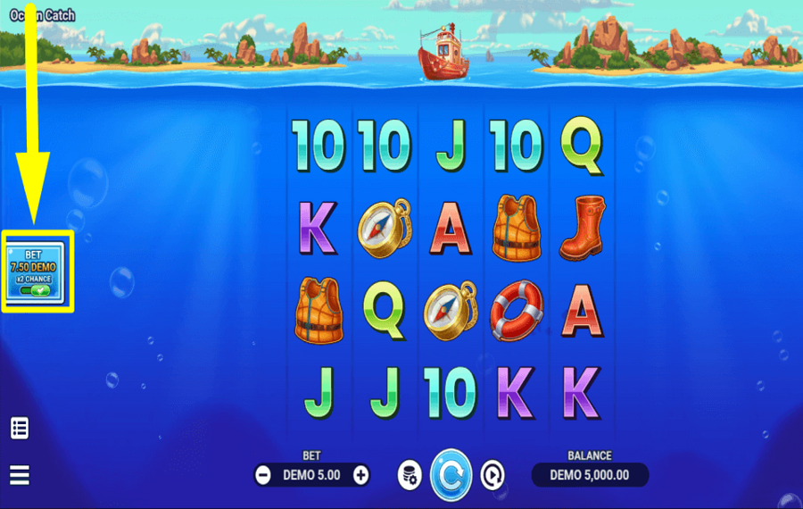 Ocean Catch CHOOSE DOUBLE CHANCE.