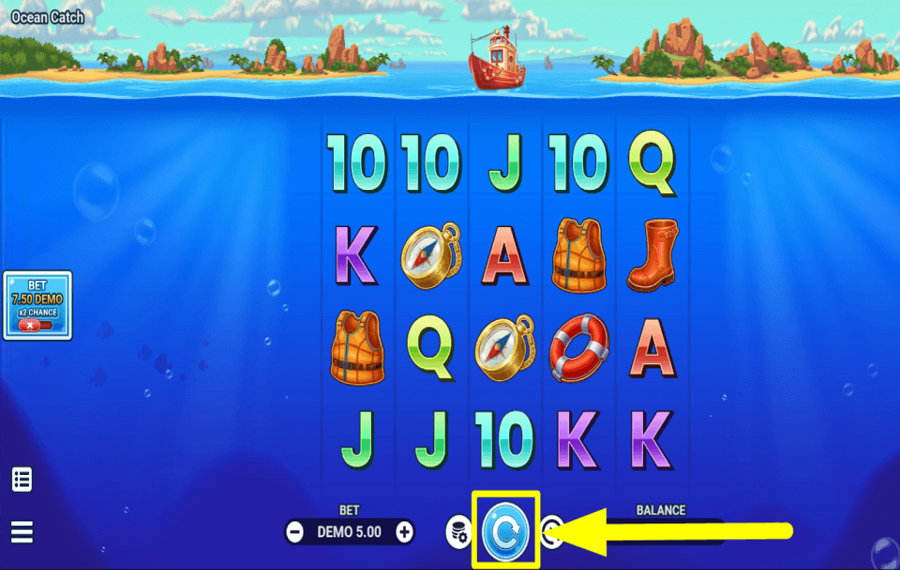 Ocean Catch CLICK SPIN TO WIN.