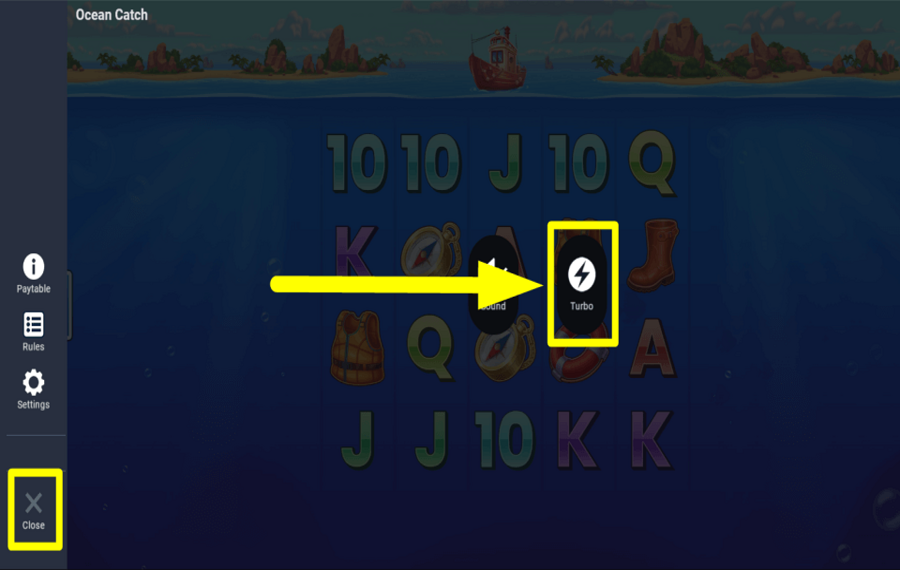 Ocean Catch CHANGE THE SPEED.