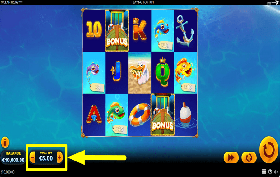 Ocean Frenzy ДЕЛАЙТЕ СТАВКУ.