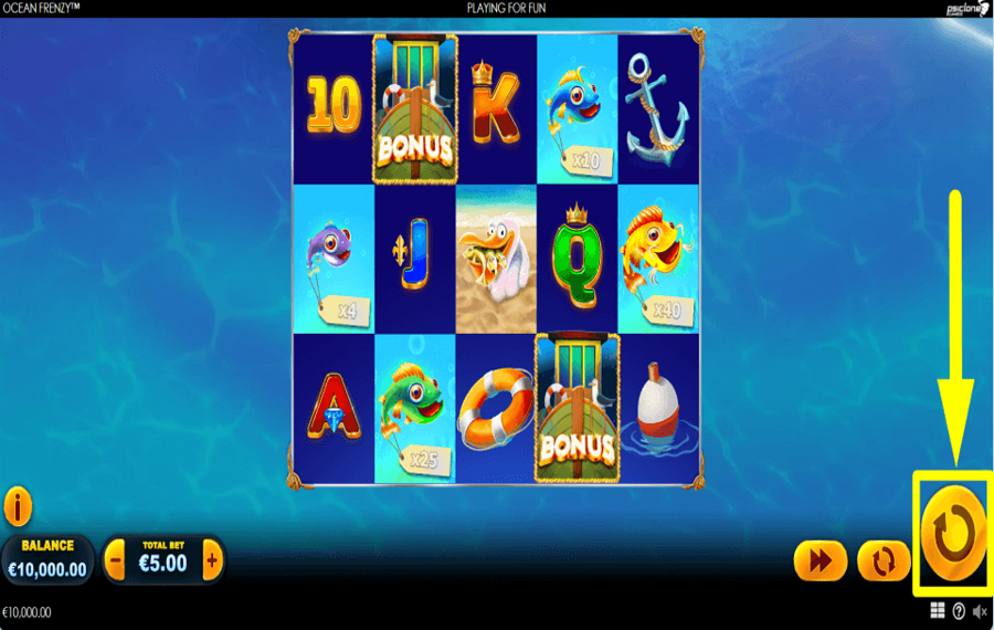 Ocean Frenzy ИГРАЙТЕ ЗА НАГРАДЫ.