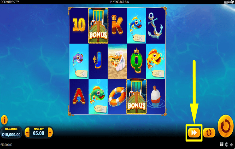 Ocean Frenzy УВЕЛИЧЬТЕ ТЕМП.