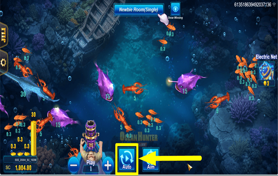 Ocean Hunter Shoot and Win USAR LA REPRODUCCIÓN AUTOMÁTICA.