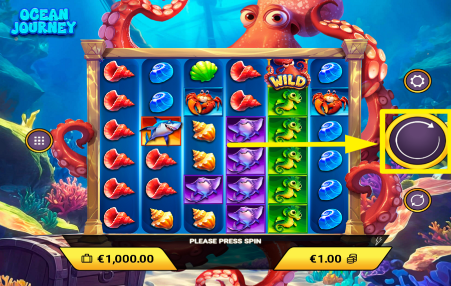 Ocean Journey SPIN FOR VICTORY!