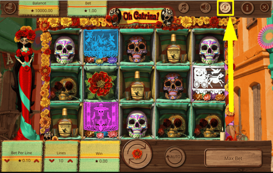 Oh Catrina USE THE “QUICKSPIN” FEATURE.