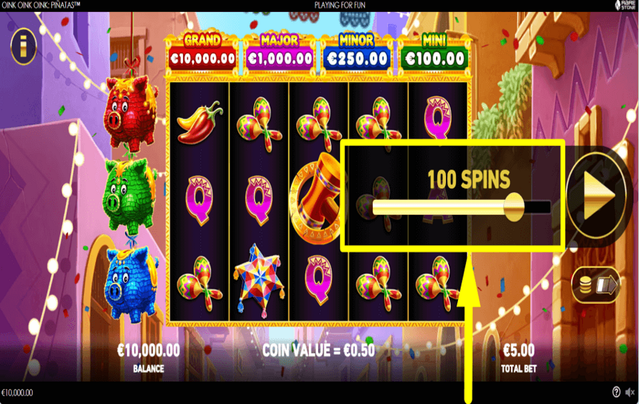 Oink Oink Oink Pinatas ПРОДОЛЖИТЬ АВТОМАТИЧЕСКИ.