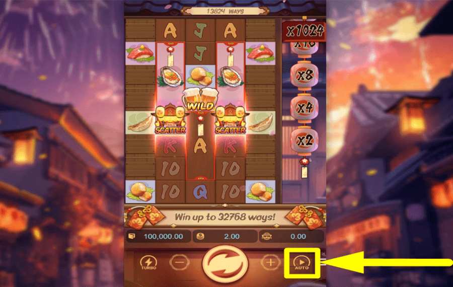 Oishi Delights SCEGLI I GIRI AUTOMATICI.