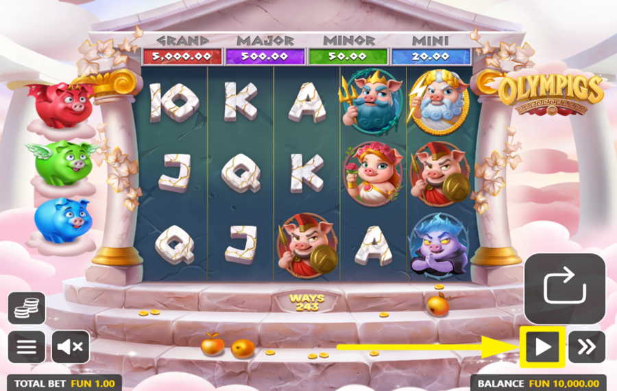 Olympigs ACTIVER LA LECTURE AUTOMATIQUE.