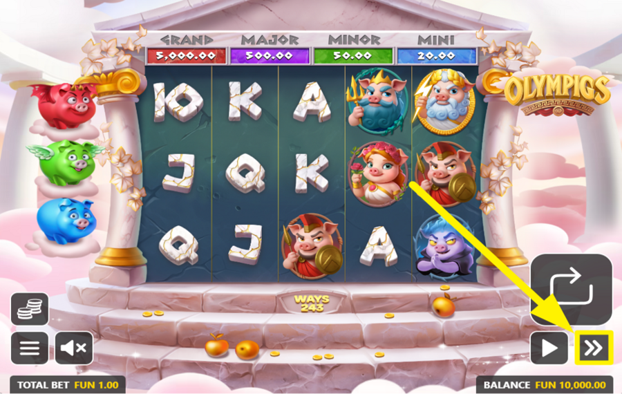 Olympigs AUGMENTER LA VITESSE.